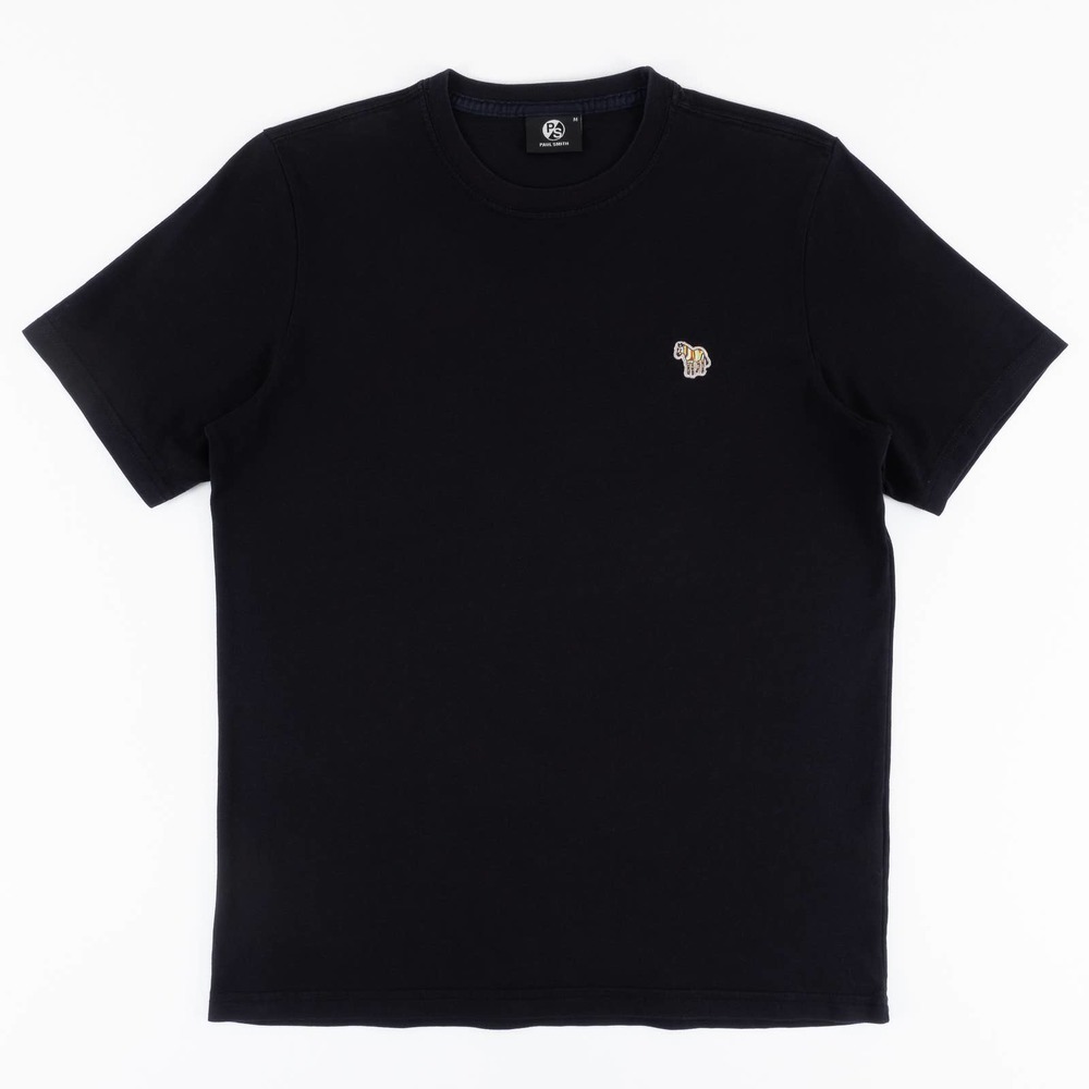 Paul Smith Organic Cotton Zebra Logo T-Shirt Men's Medium Black